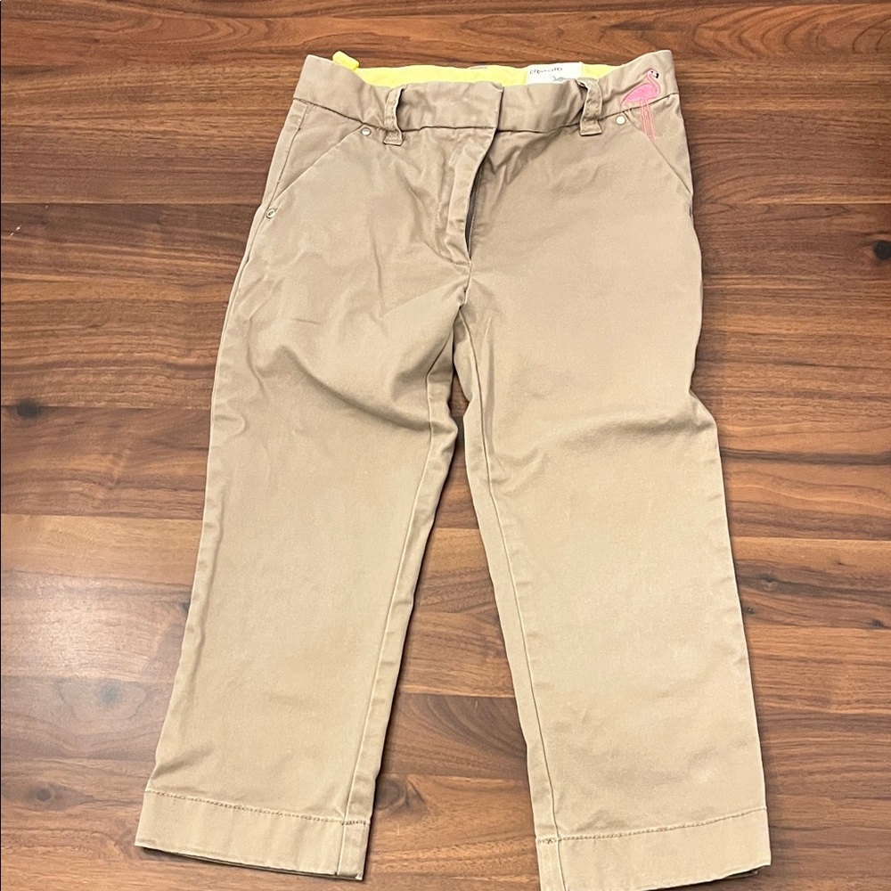Crewcuts Khaki Pants Flamingo Stretch Beige Chino Uniform | 6